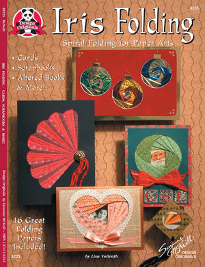 Iris Folding: Spiral Folding for Paper Arts (Design Originals) Easy Instructions and Designs for Spiral Origami Cards, Scrapbook,Used