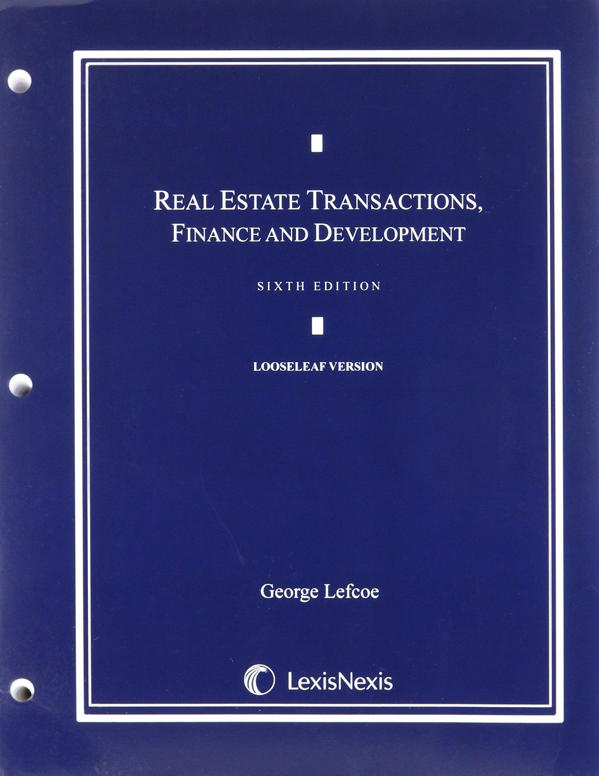Real Estate Transactions, Finance, and Development,Used