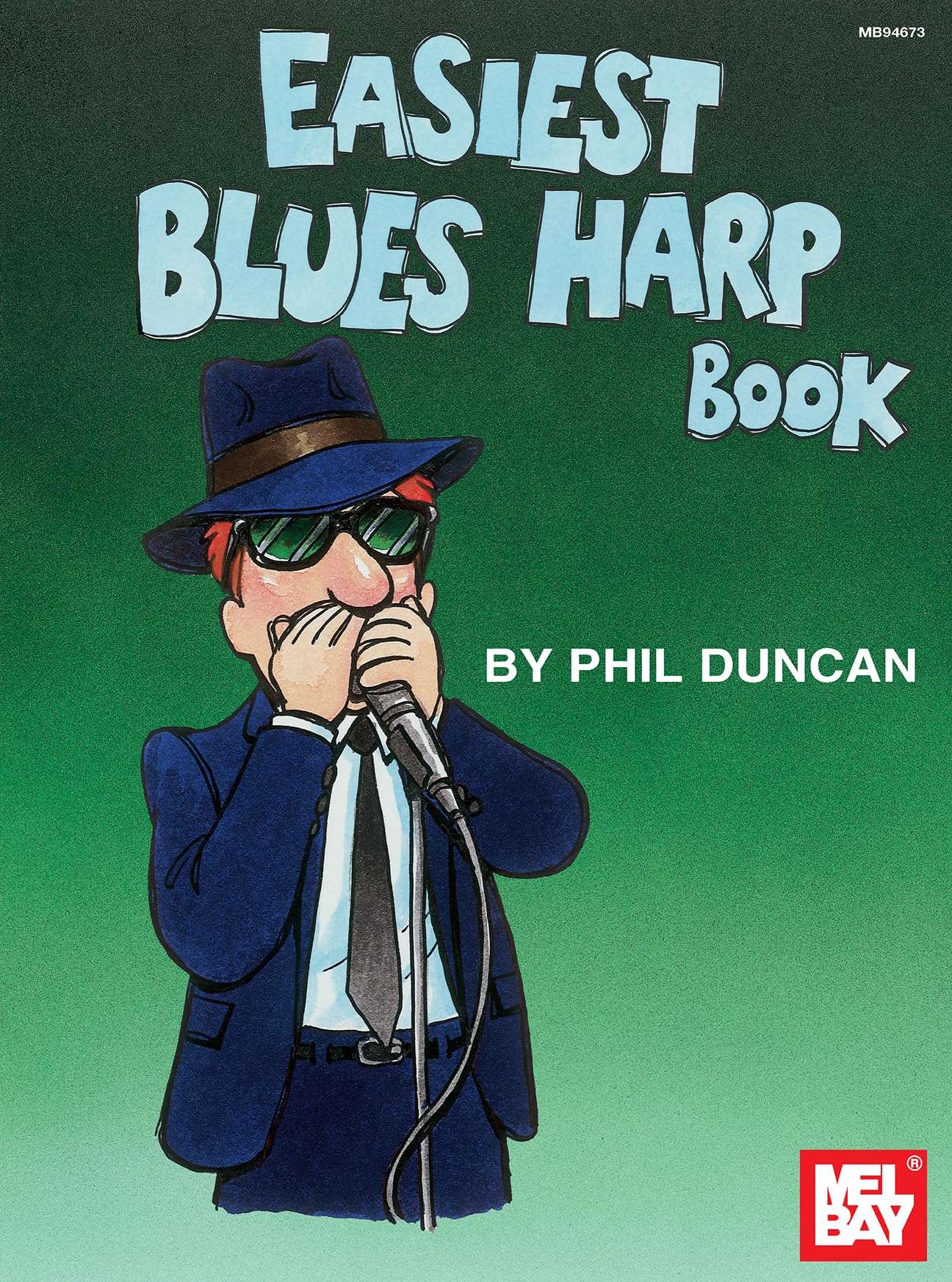 Mel Bay Easiest Blues Harp Book,Used