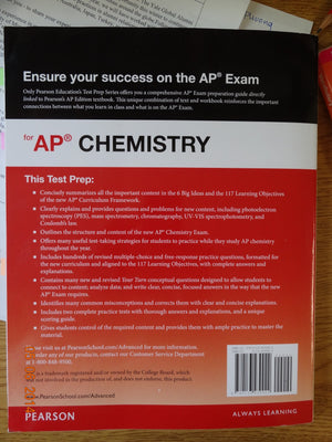 Pearson Education Test Prep Series for AP Chemistry (New  Revised for the 2014 AP Chemistry Exam),Used