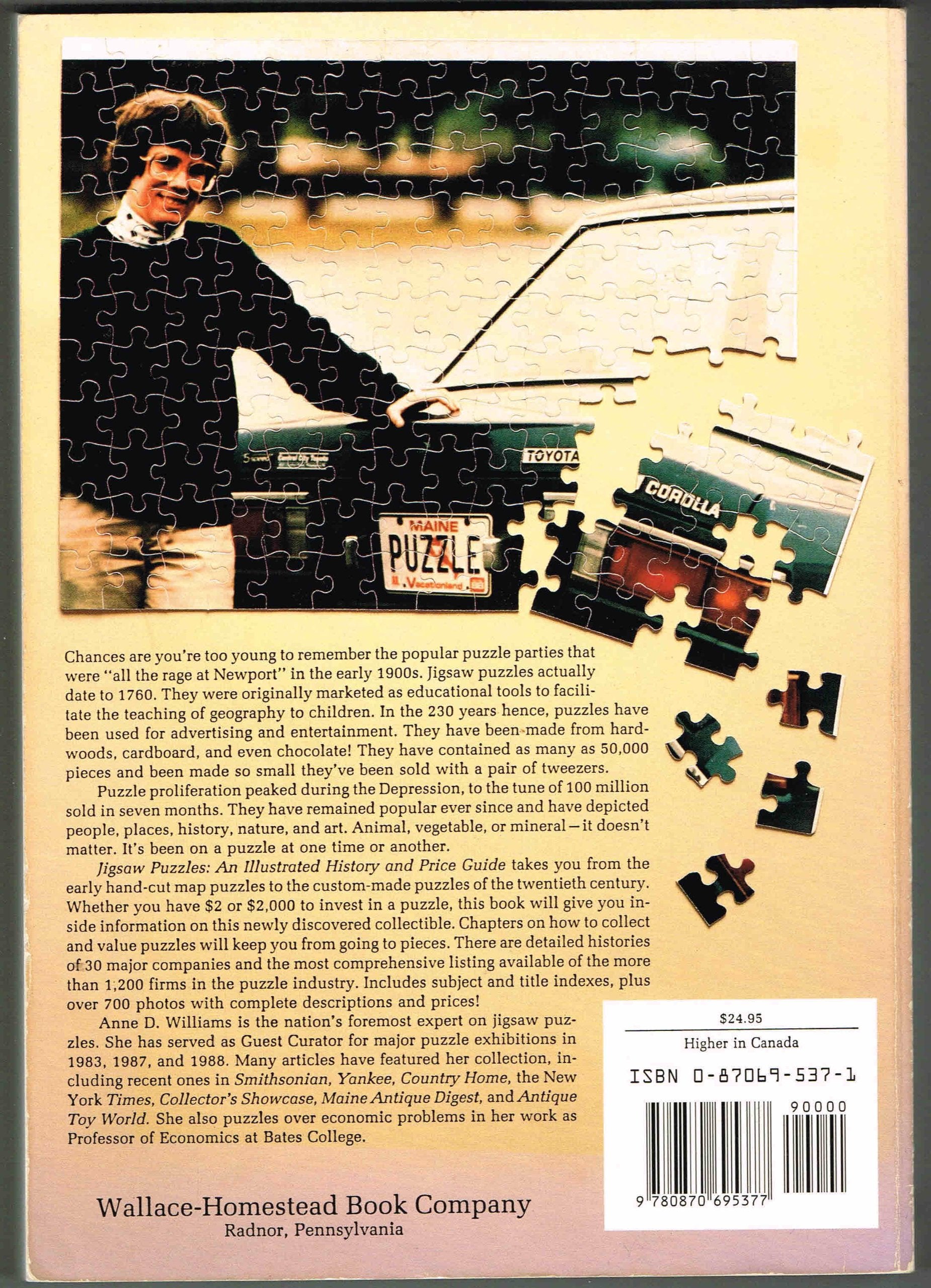 Jigsaw Puzzles: An Illustrated History And Price Guide,Used