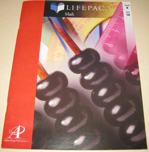 Numbers, Fractions, and Algebra (Lifepac Math Grade 8PreAlgebra/PreGeometry),Used