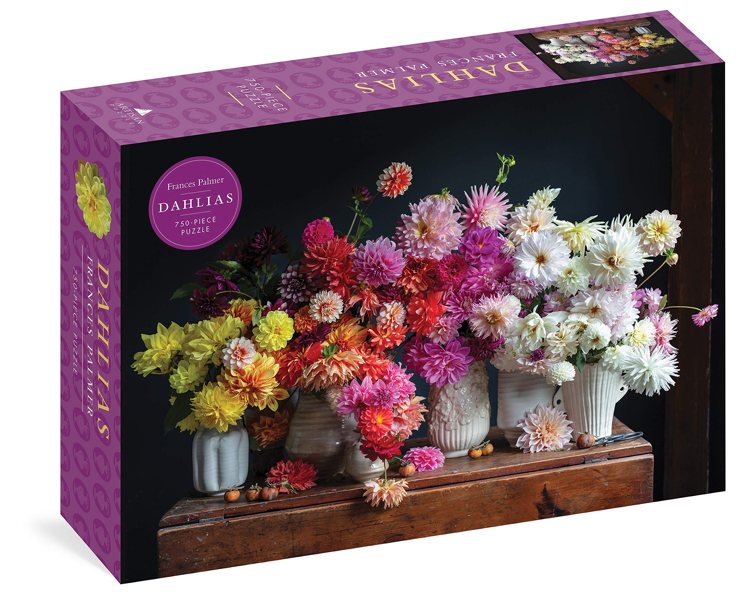 Dahlias 750Piece Puzzle (Artisan Puzzle)