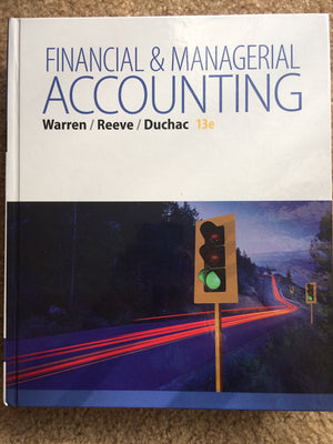 Financial & Managerial Accounting,Used