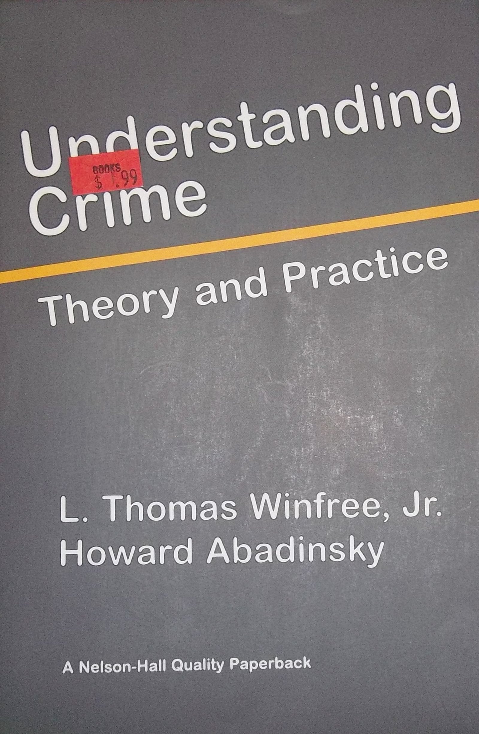 Understanding Crime: Theory and Practice,Used