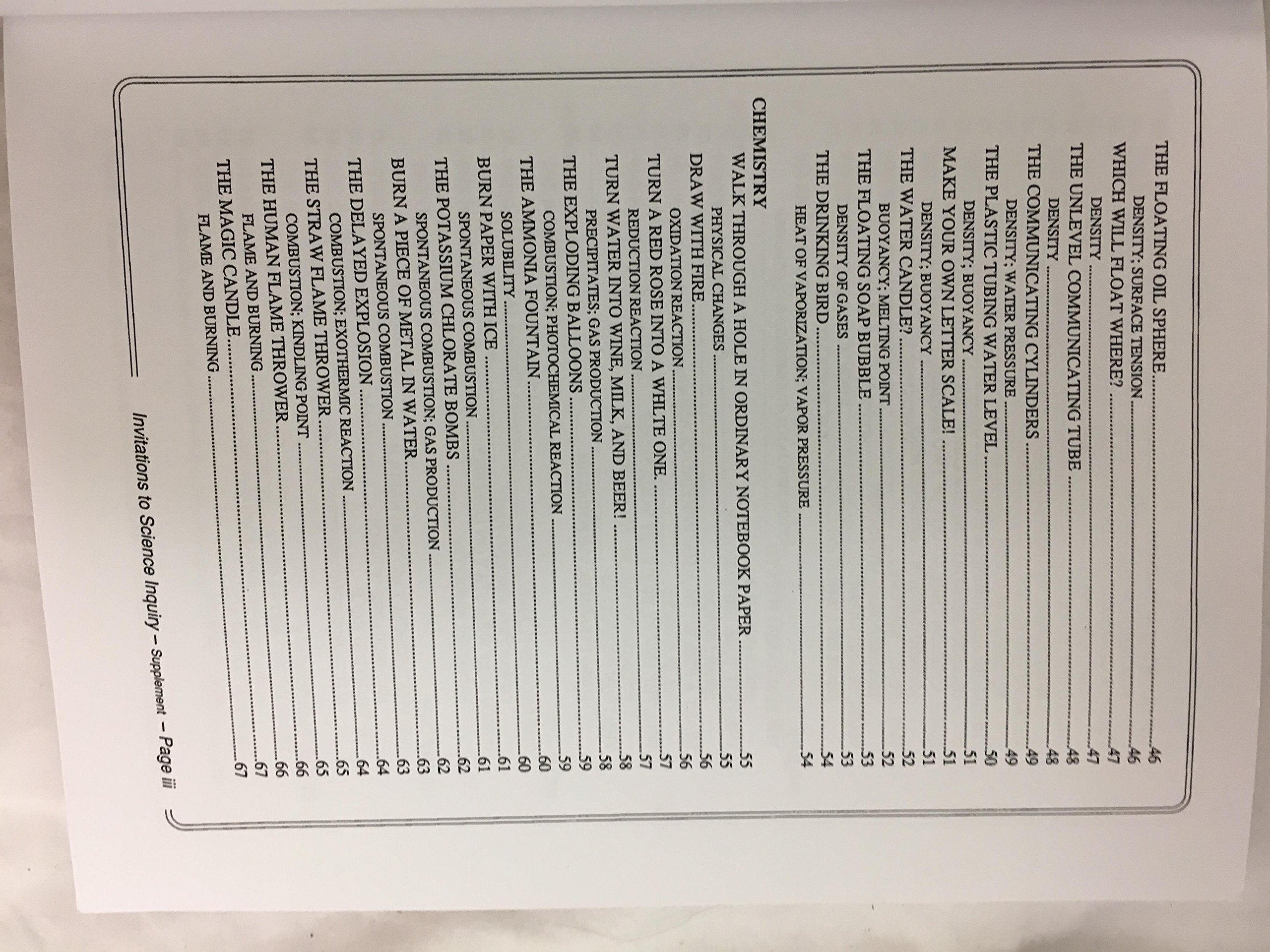 Invitations to Science Inquiry: Supplement to 1st and 2nd Editions,Used