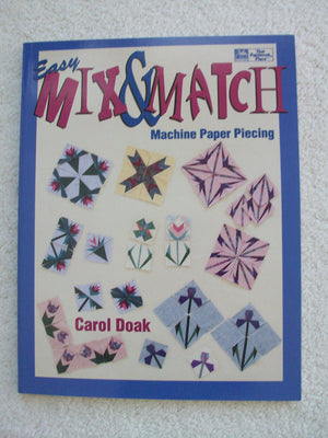 Easy Mix & Match Machine Paper Piecing,Used