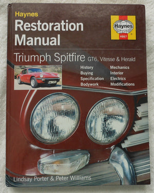 Triumph Spitfire, Gt6, Vitesse And Herald Restoration Manual (Restoration Manuals)