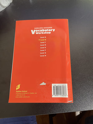 Vocabulary Workshop: Level B,Used
