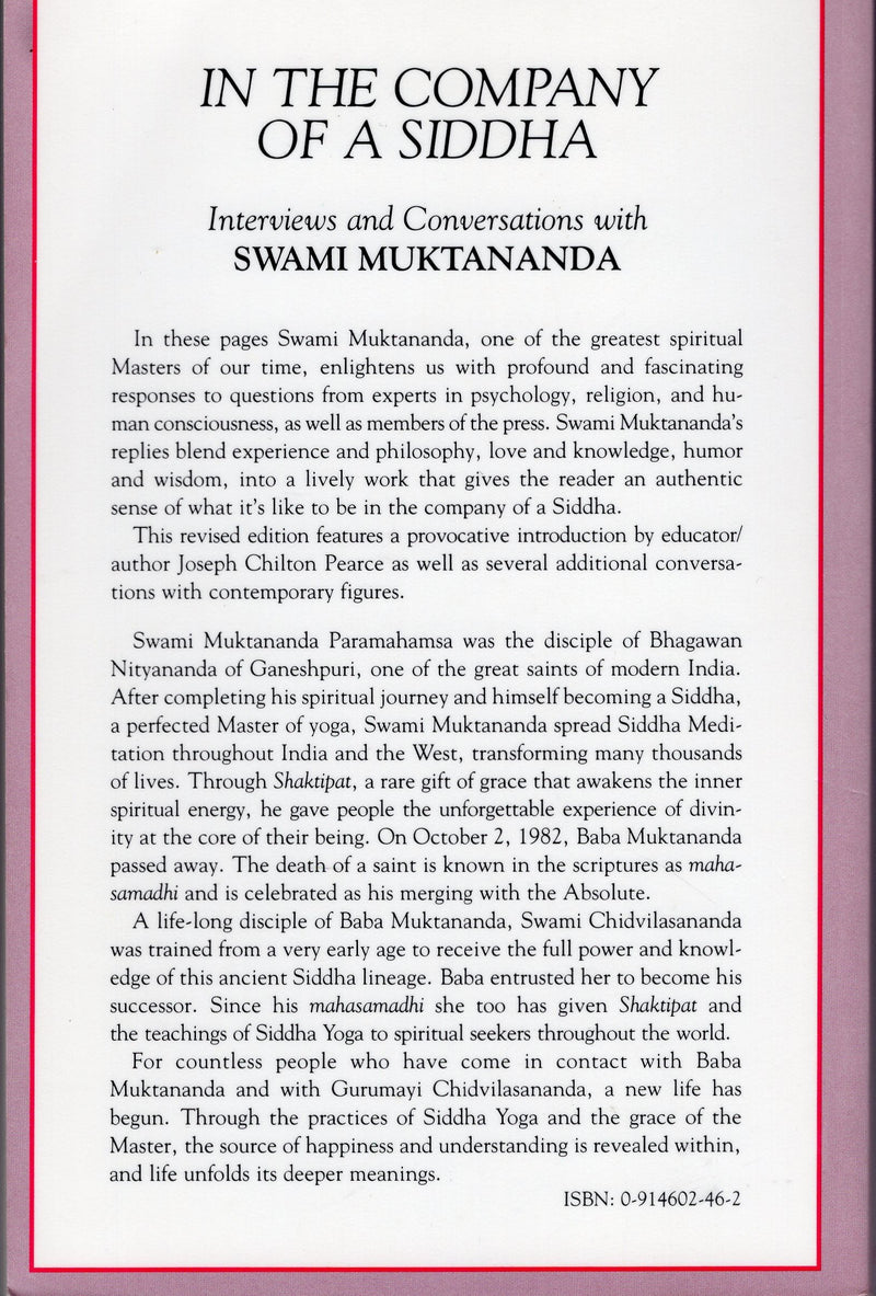 In The Company Of A Siddha,New