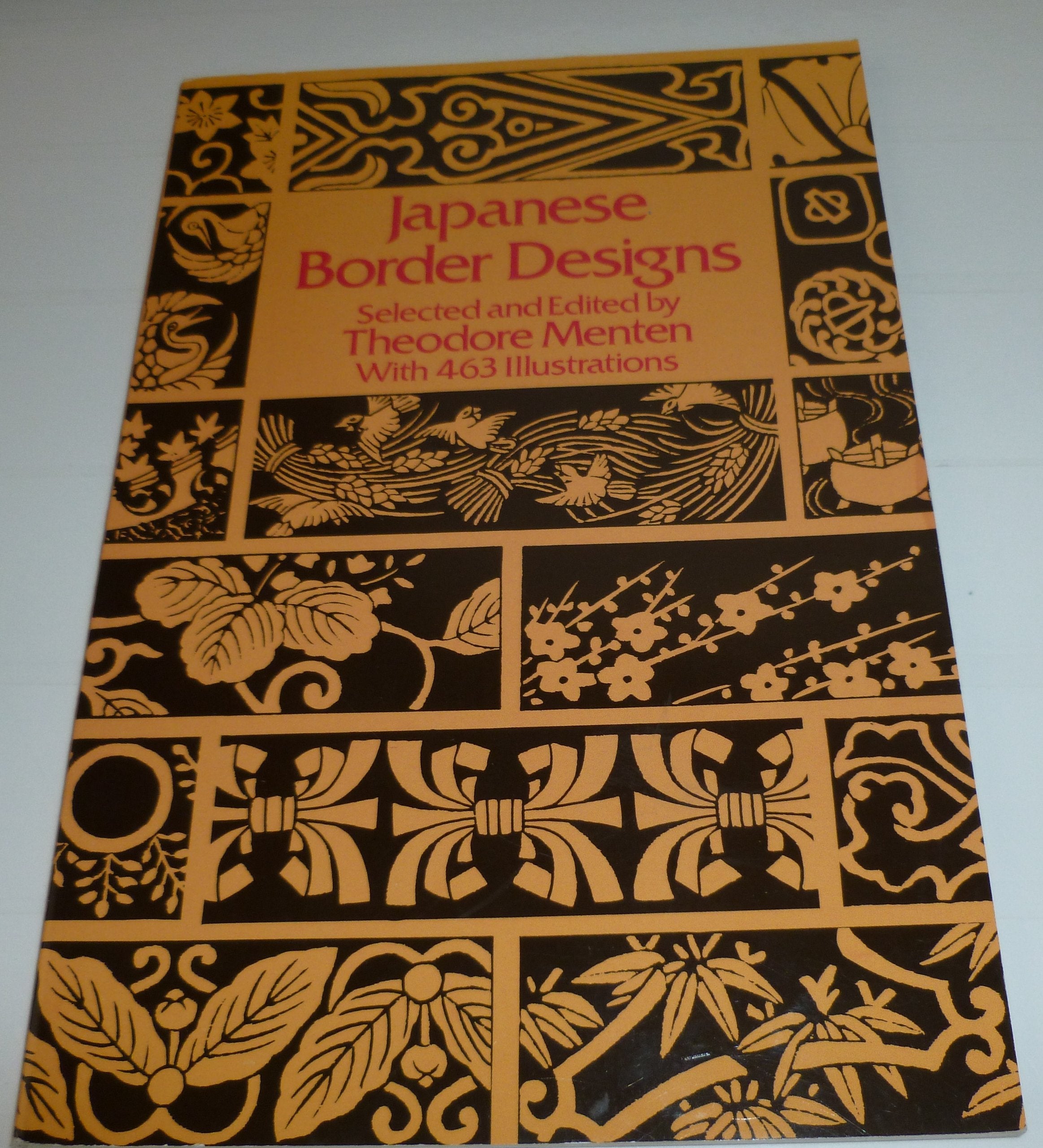 Japanese Border Designs (Dover Pictorial Archive Series),Used