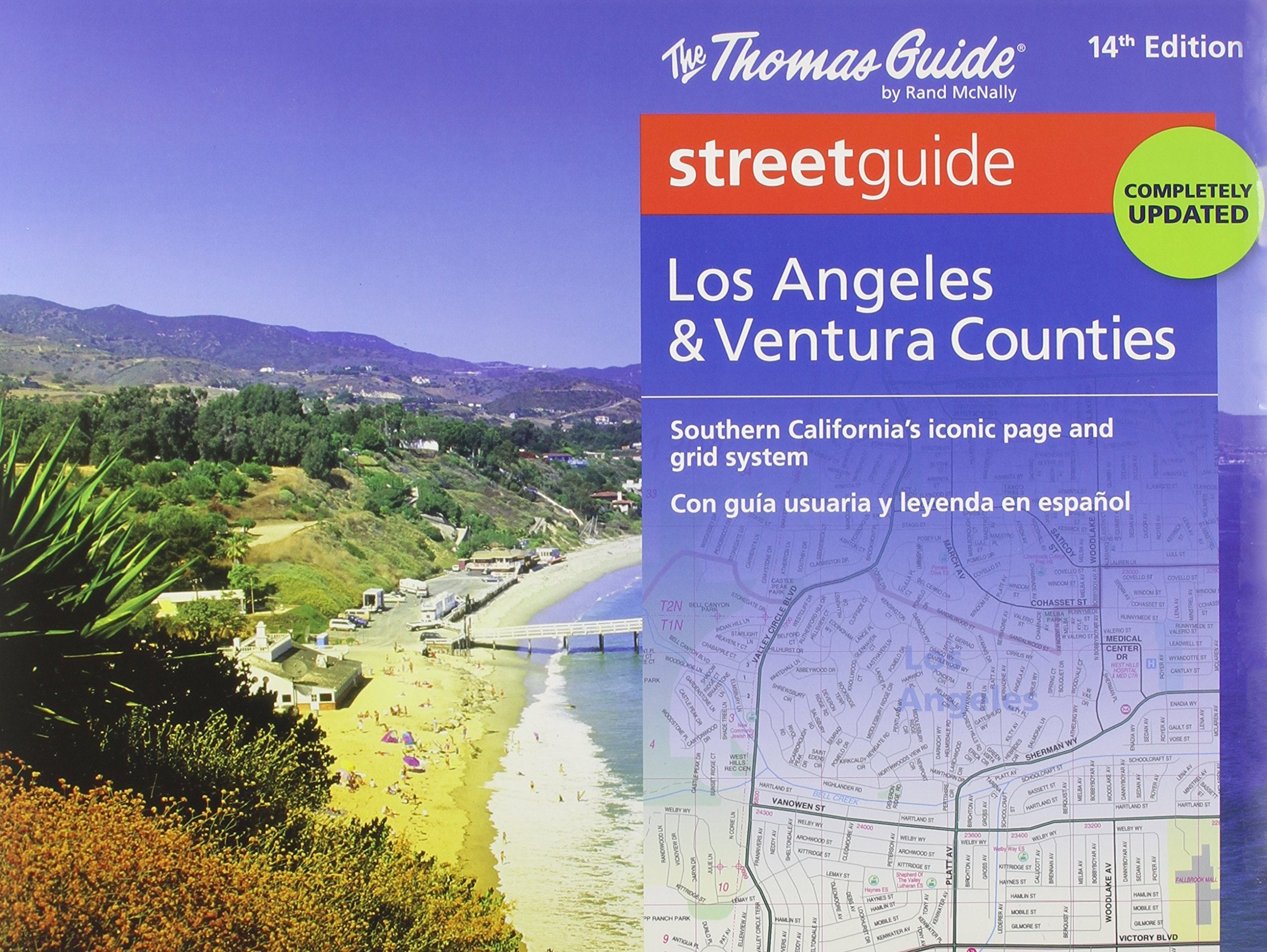 The Thomas Guide Streetguide, Los Angeles & Ventura Counties,Used