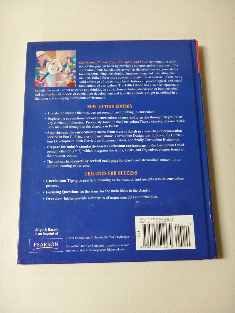 ALLYN & BACON Curriculum: Foundations, Principles, and Issues, 5th Edition - Comprehensive Educational Resource for Educators and Students