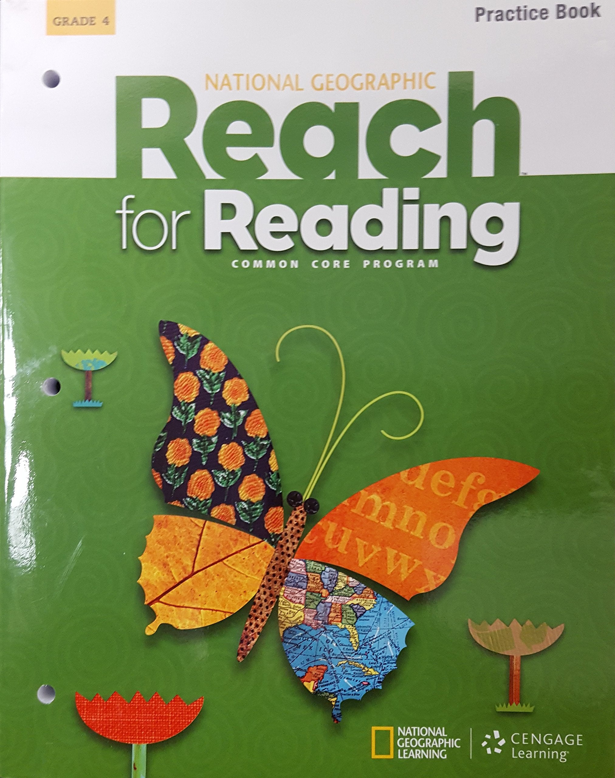 Reach for Reading, Common Core Program, Grade 4, Practice Book, 9781305499065, 1305499069, 2017,Used
