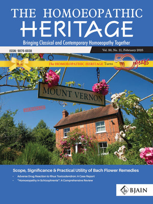 The Homoeopathic Heritage - Bringing Classical And Contemporary Homoeopathy Together (February 2025)