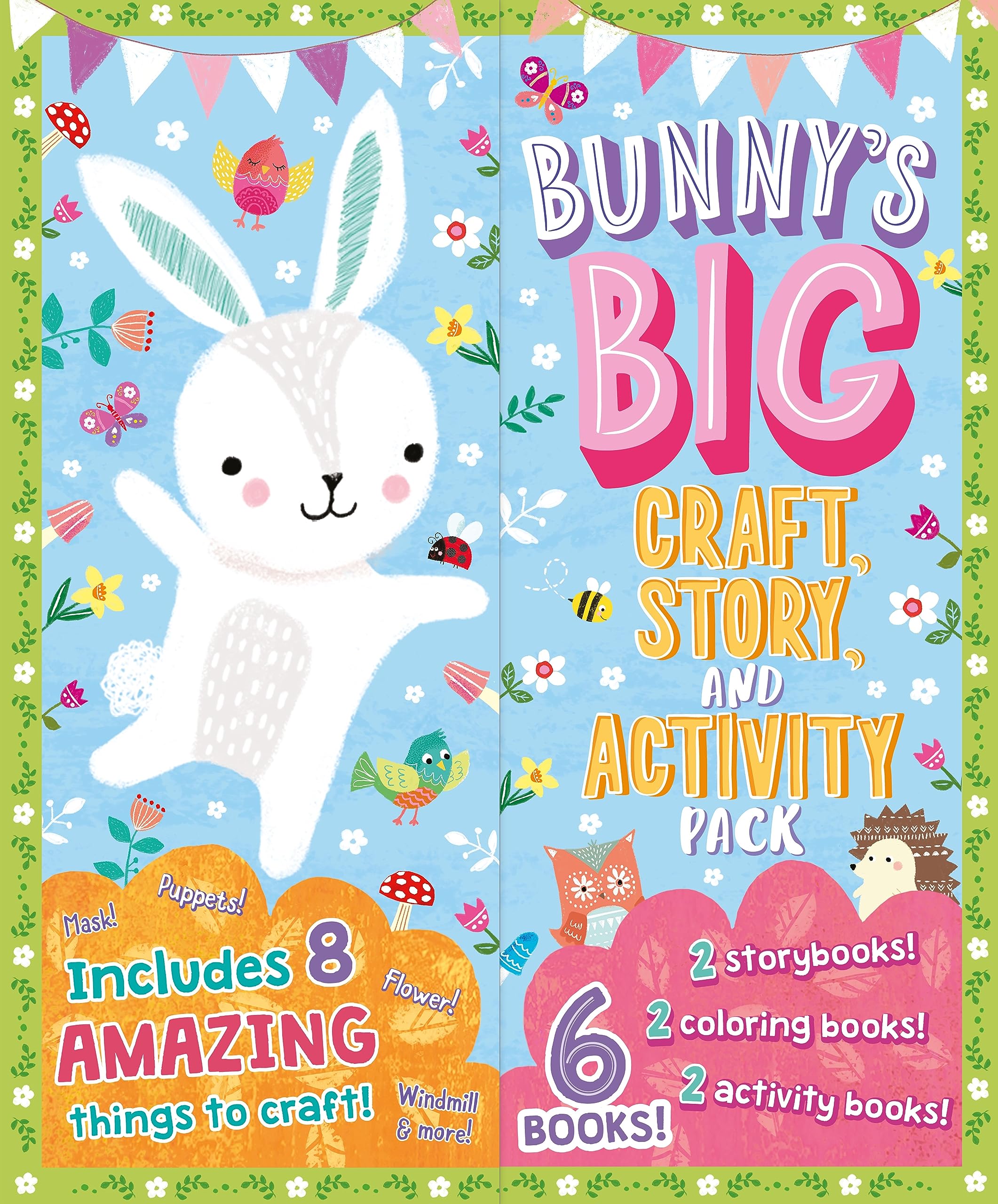 Bunny's Big Story and Activity Pack: Includes 8 Amazing Things to Craft & 6 Books!,New