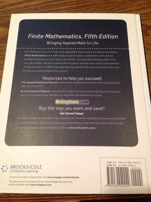 Finite Mathematics (Available 2011 Titles Enhanced Web Assign),Used