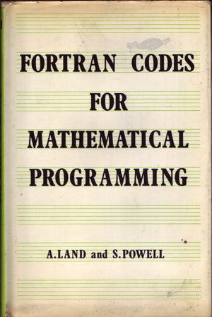 Fortran codes for mathematical programming: linear, quadratic and discrete