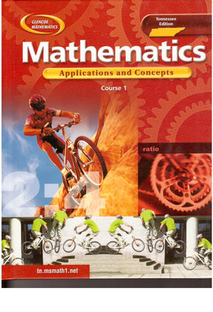 Mathematics Applications and Concepts: Course 1 (Math Applic & Conn Crse),Used