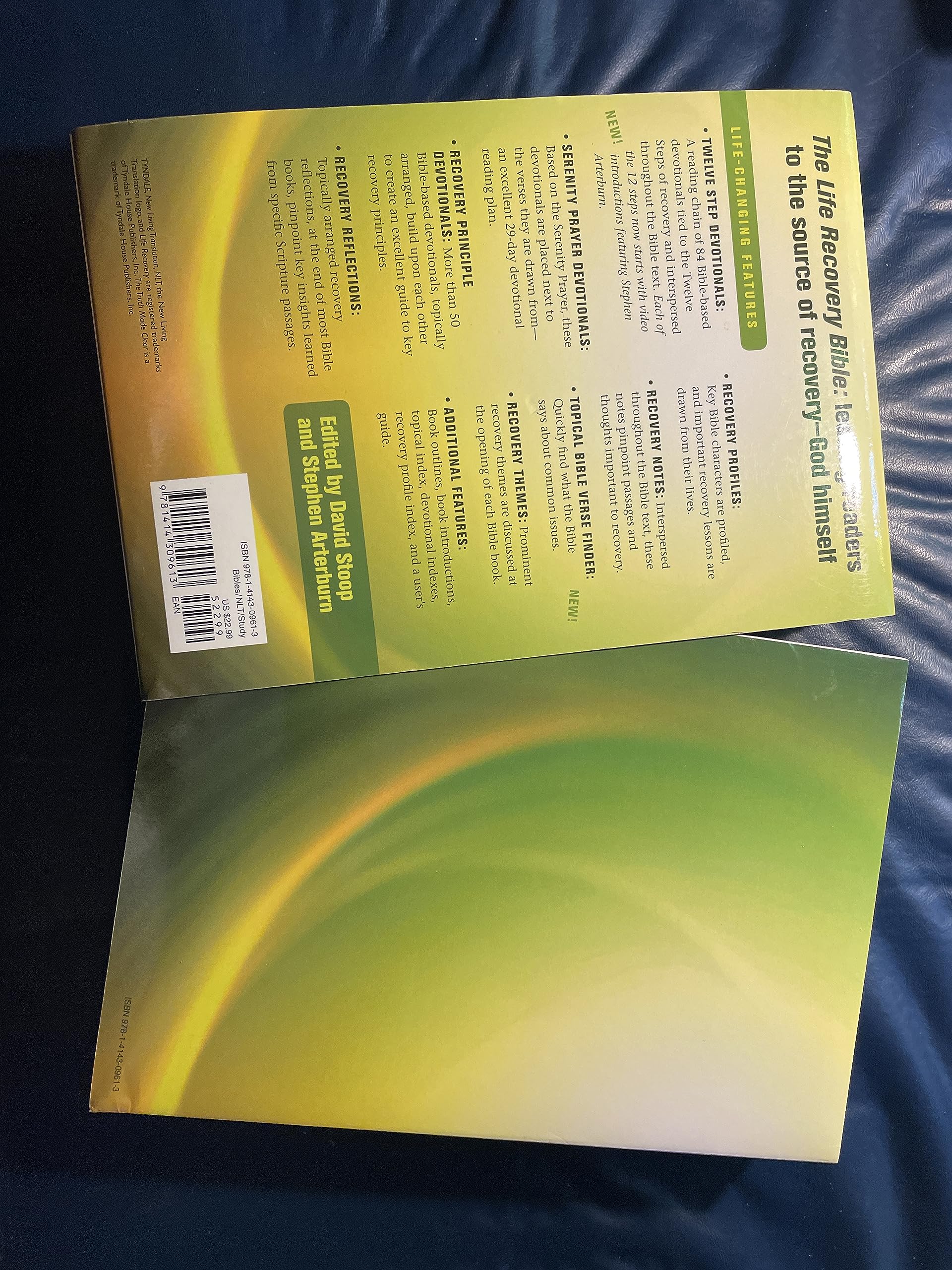 The Life Recovery Bible NLT (Softcover),Used
