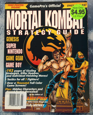 Gamepro's Official Mortal Kombat Strategy Guide,Used
