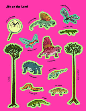 The Nature Timeline Stickerbook: From bacteria to humanity: the story of life on Earth in one epic timeline! (Timeline Stickerbo,Used