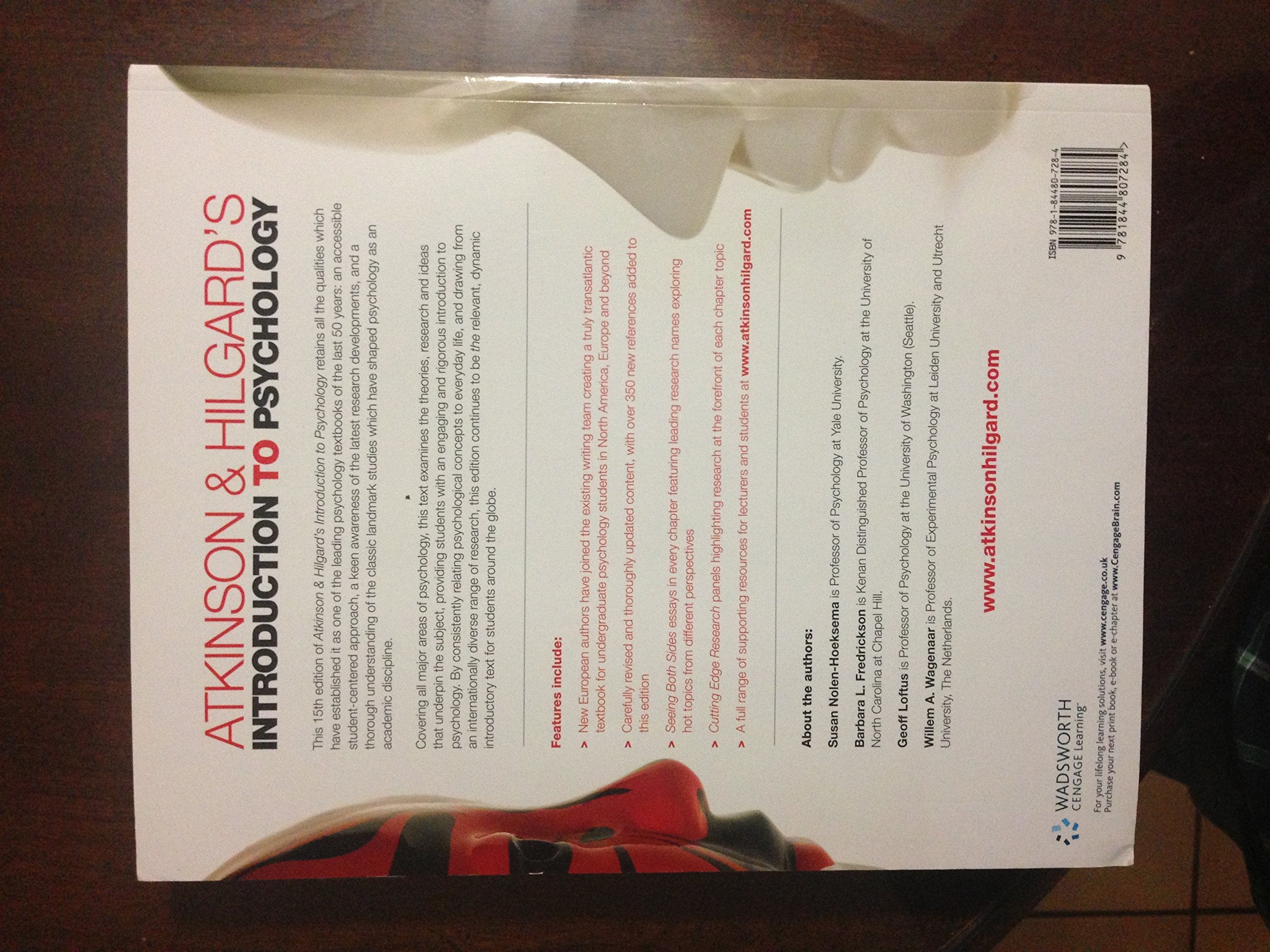 Atkinson & Hilgard's Introduction to Psychology,New