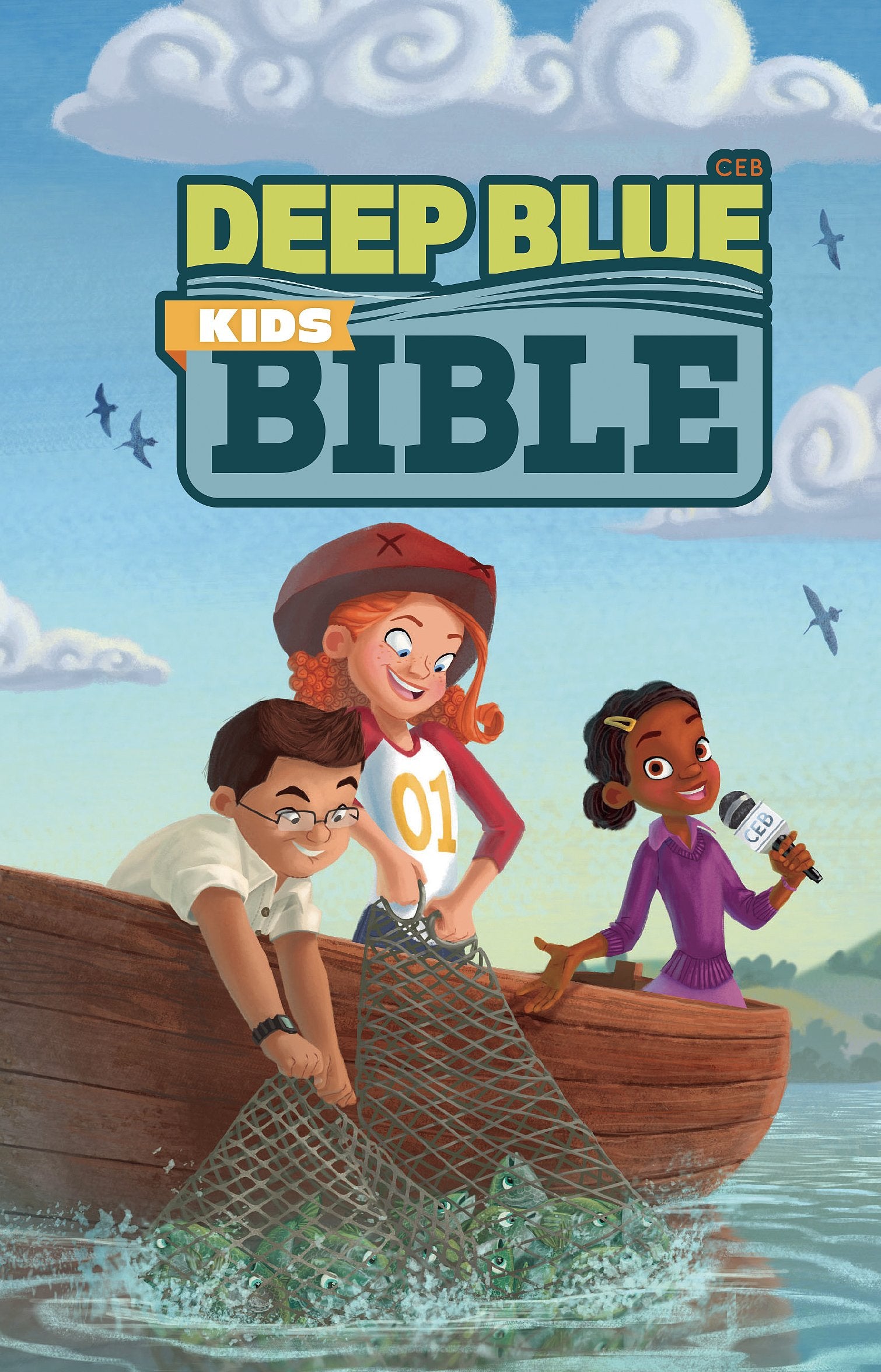 CEB Common English Deep Blue Kids Bible Bright Sky Paperback,New