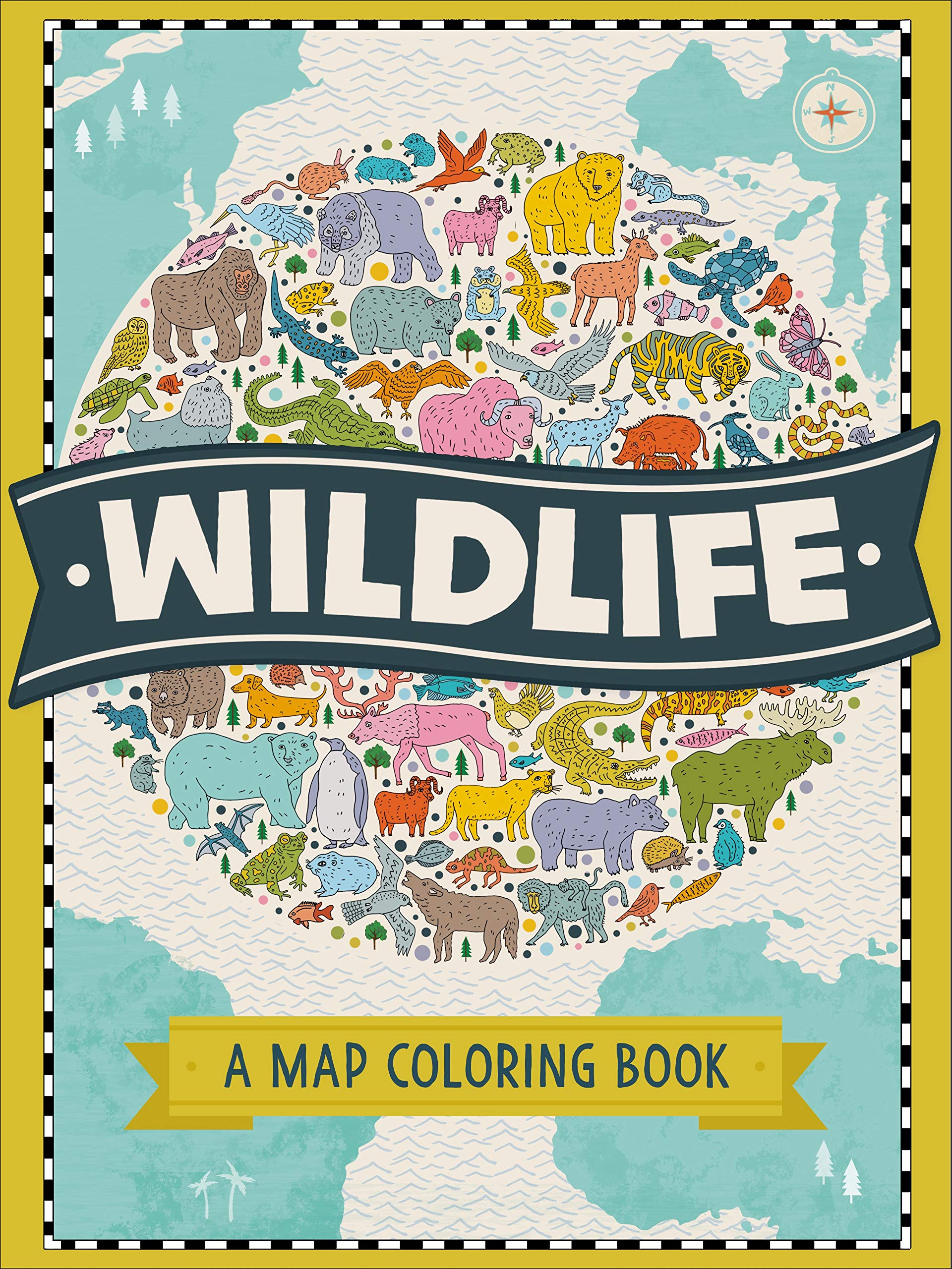 Wildlife: A Map Coloring Book,Used