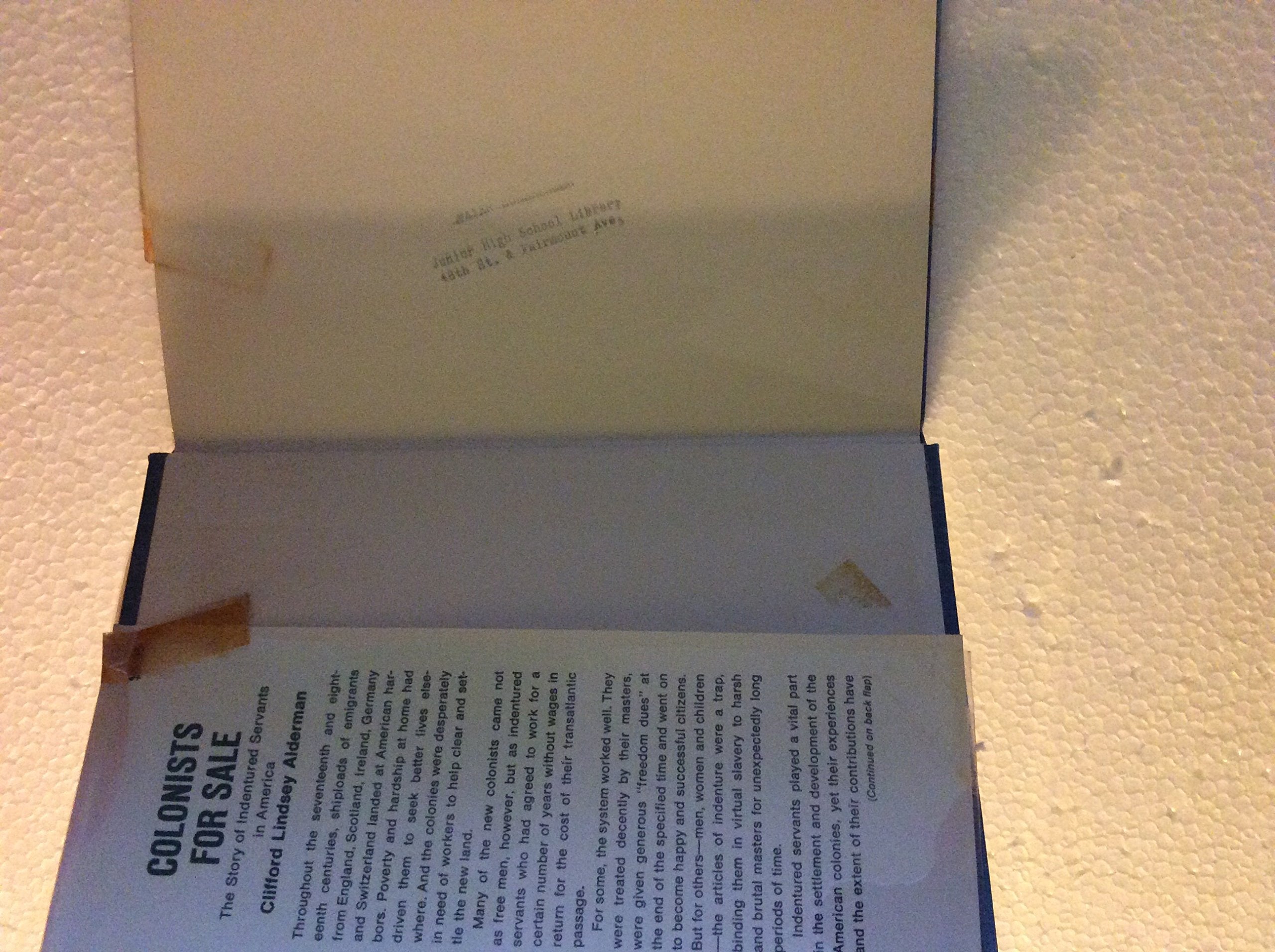 Colonists For Sale: The Story Of Indentured Servants In America