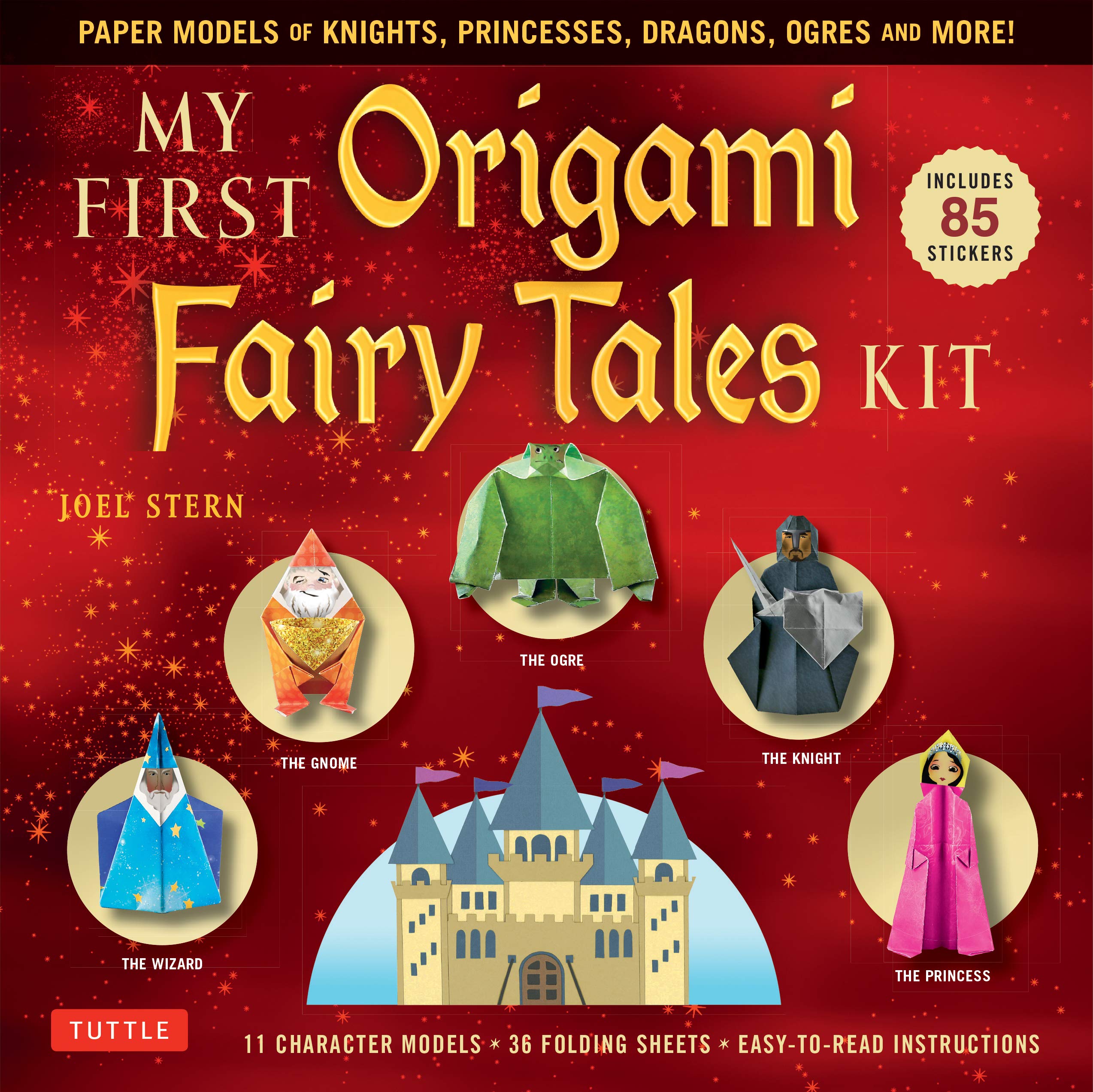 My First Origami Fairy Tales Kit: Paper Models Of Knights, Princesses, Dragons, Ogres And More! (Includes Folding Sheets, Easyt,Used