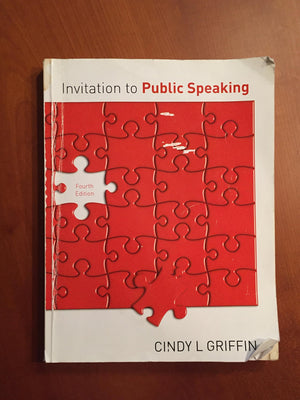 Invitation to Public Speaking,Used