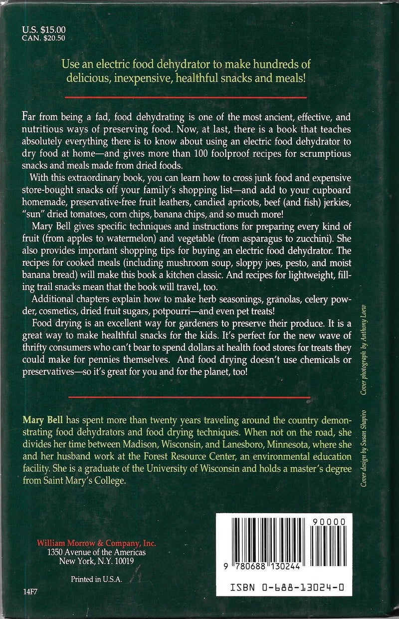 Mary Bell'S Complete Dehydrator Cookbook,New