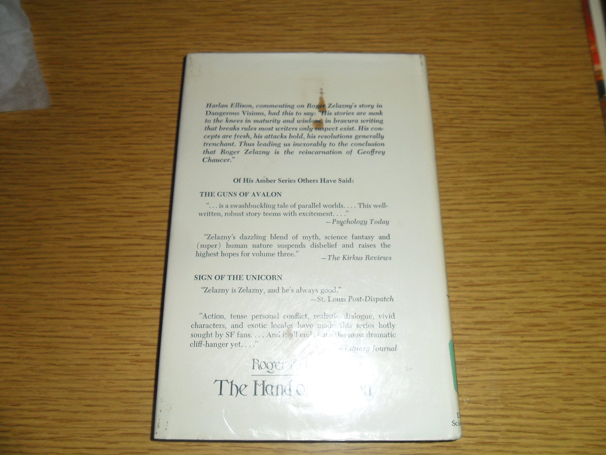 The Hand of Oberon,Used