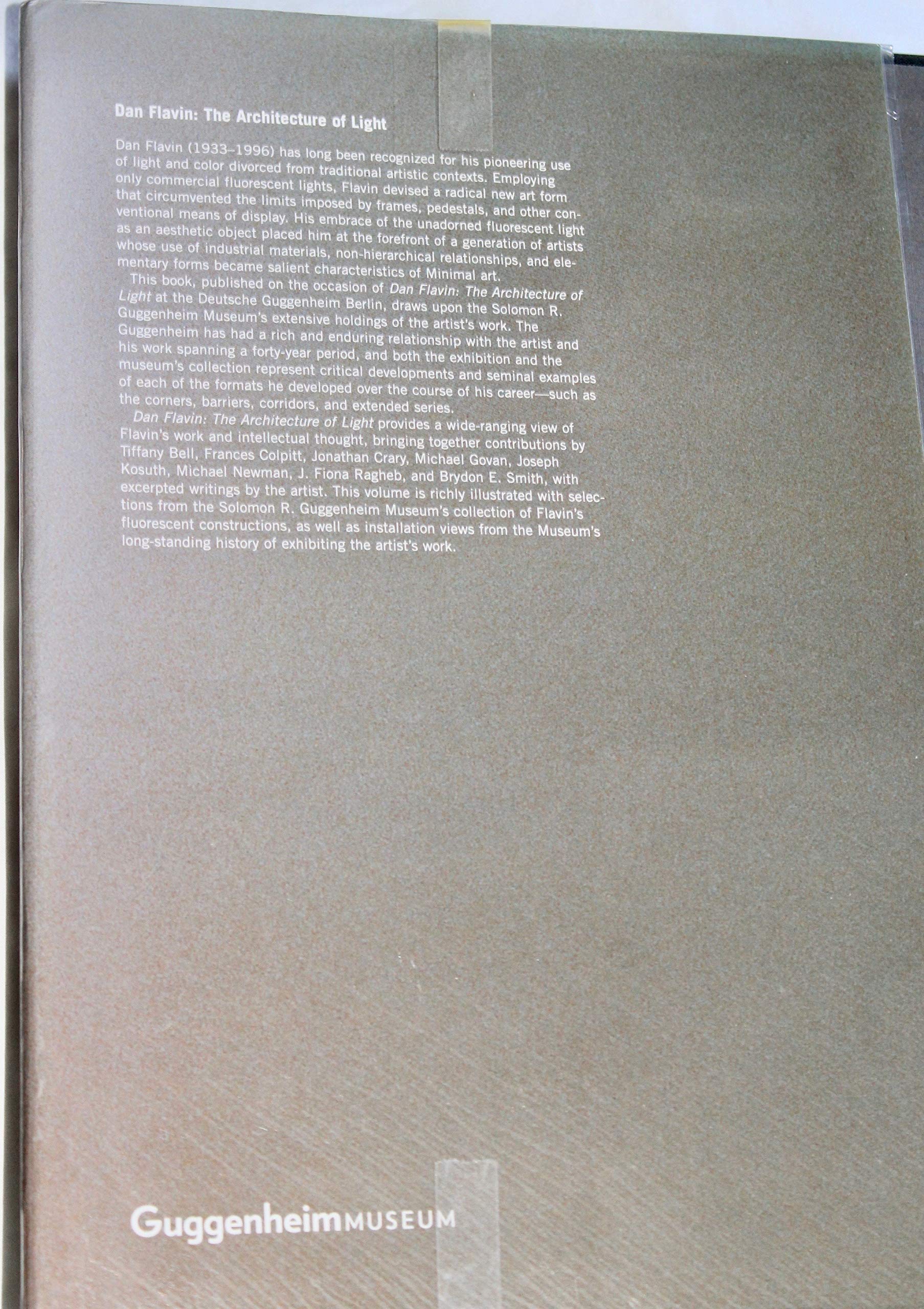 Dan Flavin: The Architecture of Light,New