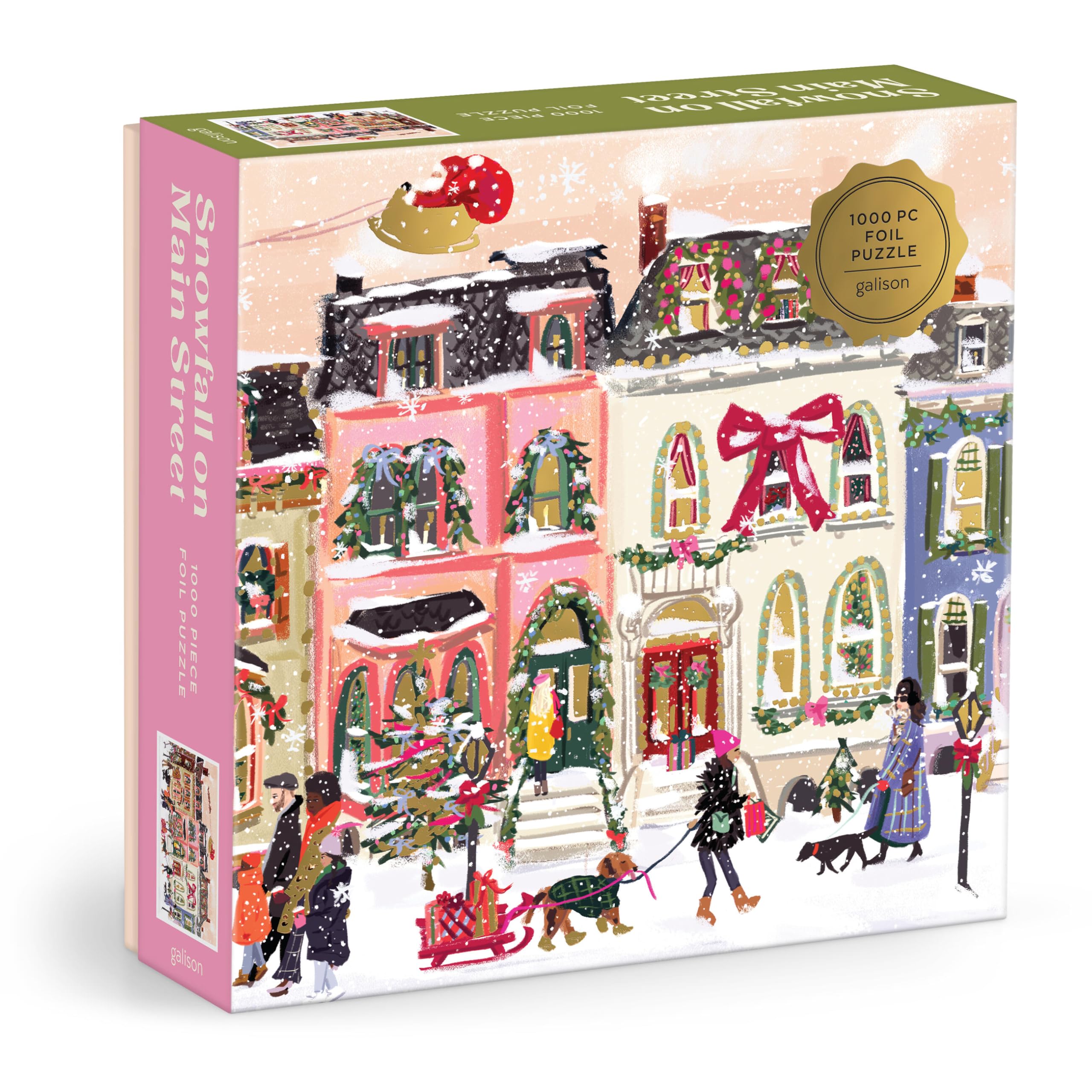 Snowfall On Main Street 1000Pc Foil