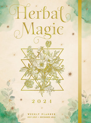 Herbal Magic 2024 Weekly Planner: July 2023  December 2024,Used