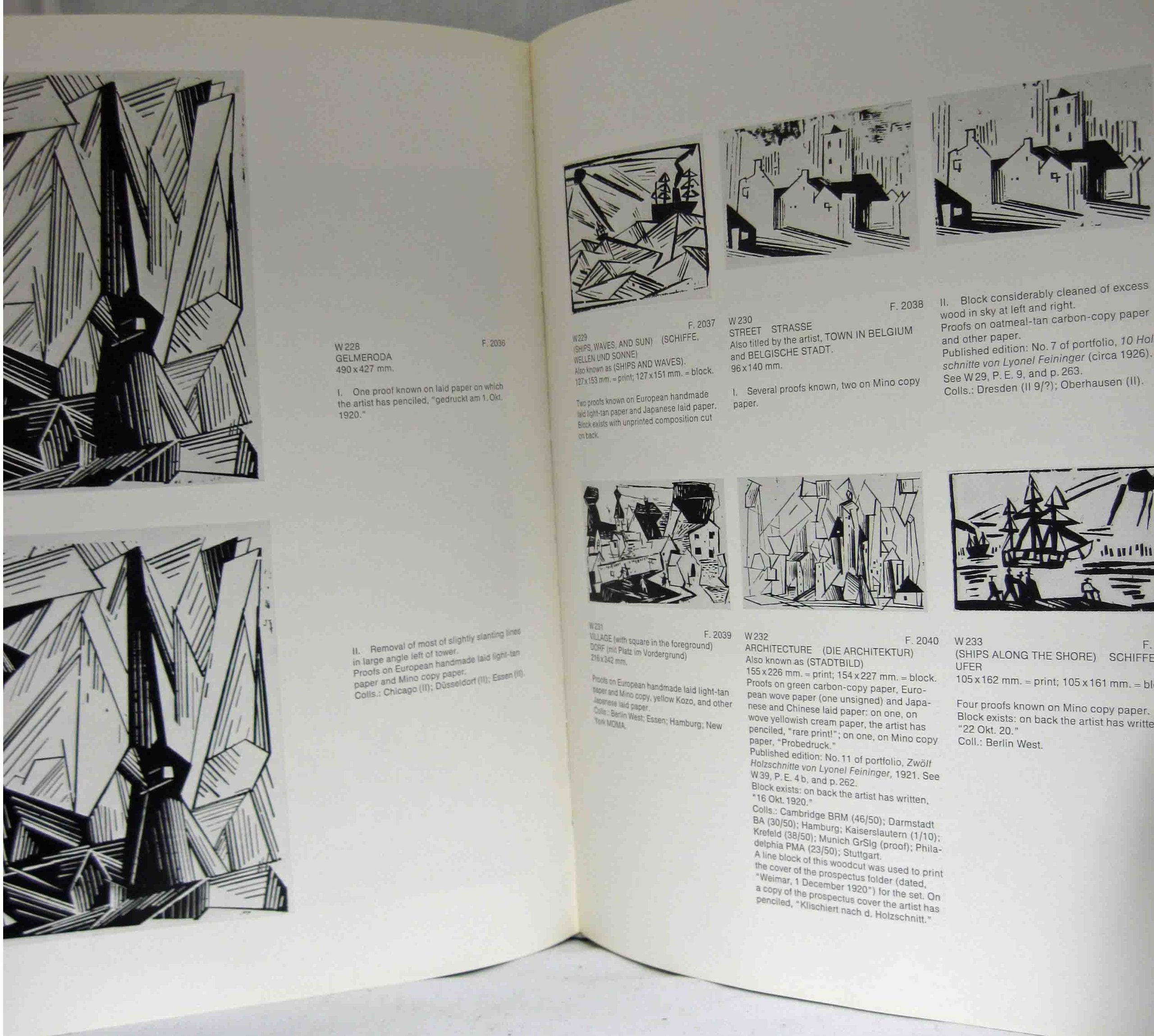 Lyonel Feininger; A Definitive Catalogue Of His Graphic Work: Etchings, Lithographs, Woodcuts: Das Graphische Werk: Radierungen,,Used