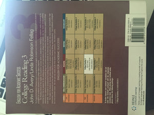 College Reading 3: Houghton Mifflin English for Academic Success,Used