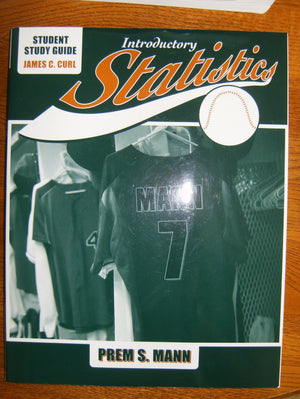Introductory Statistics, Student Study Guide,New