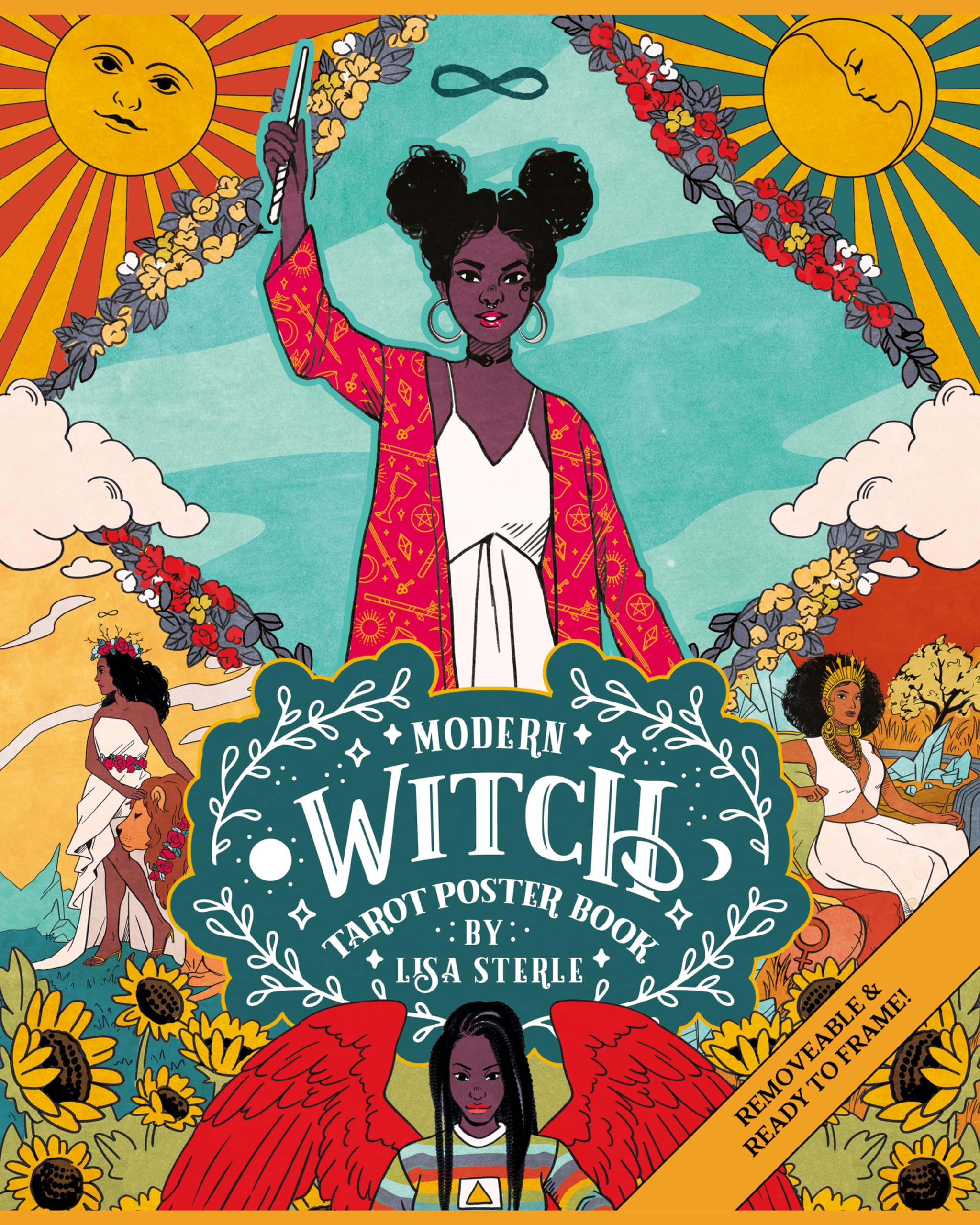 Modern Witch Tarot Poster Book,Used