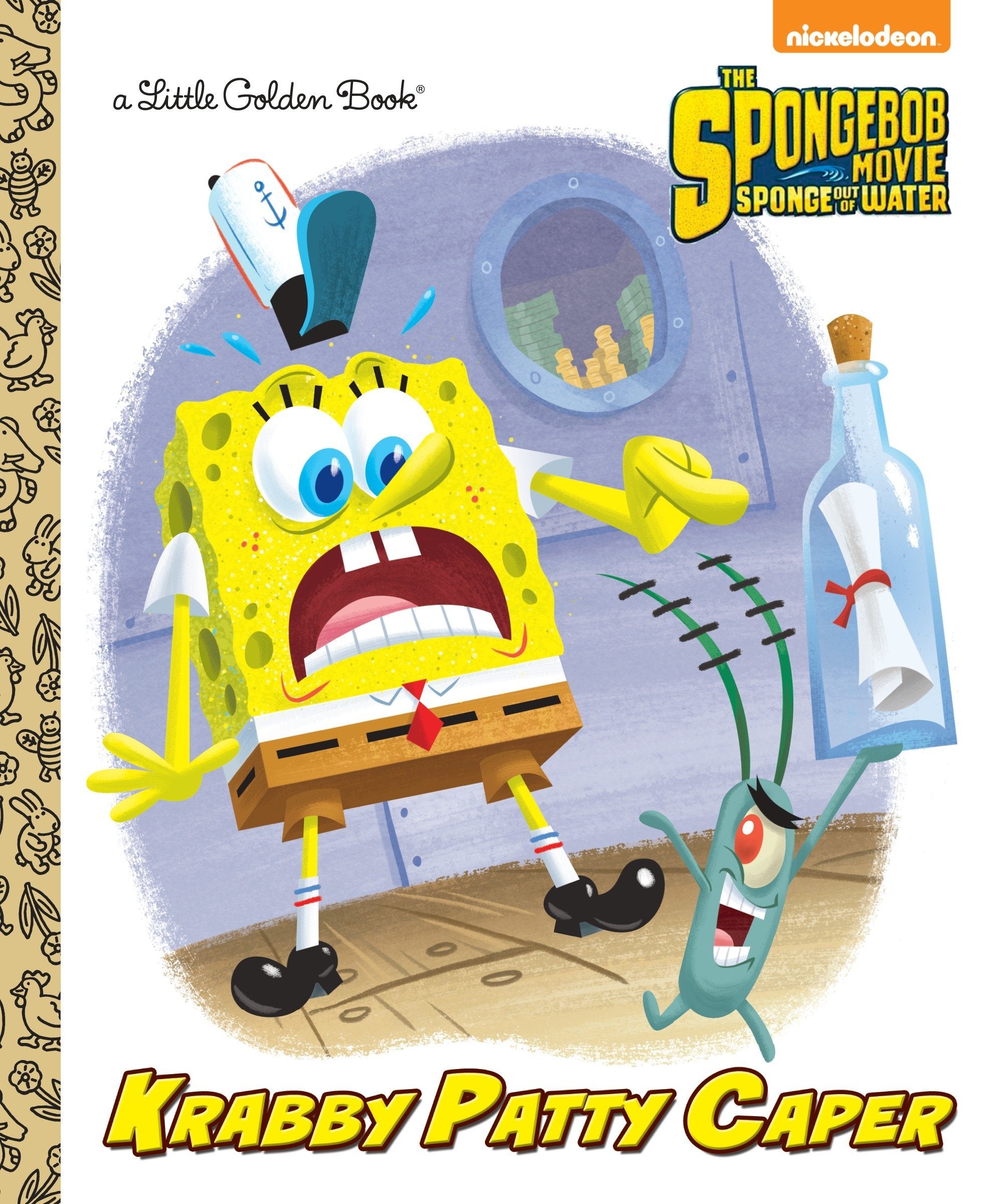 Krabby Patty Caper (SpongeBob SquarePants) (Little Golden Book),Used