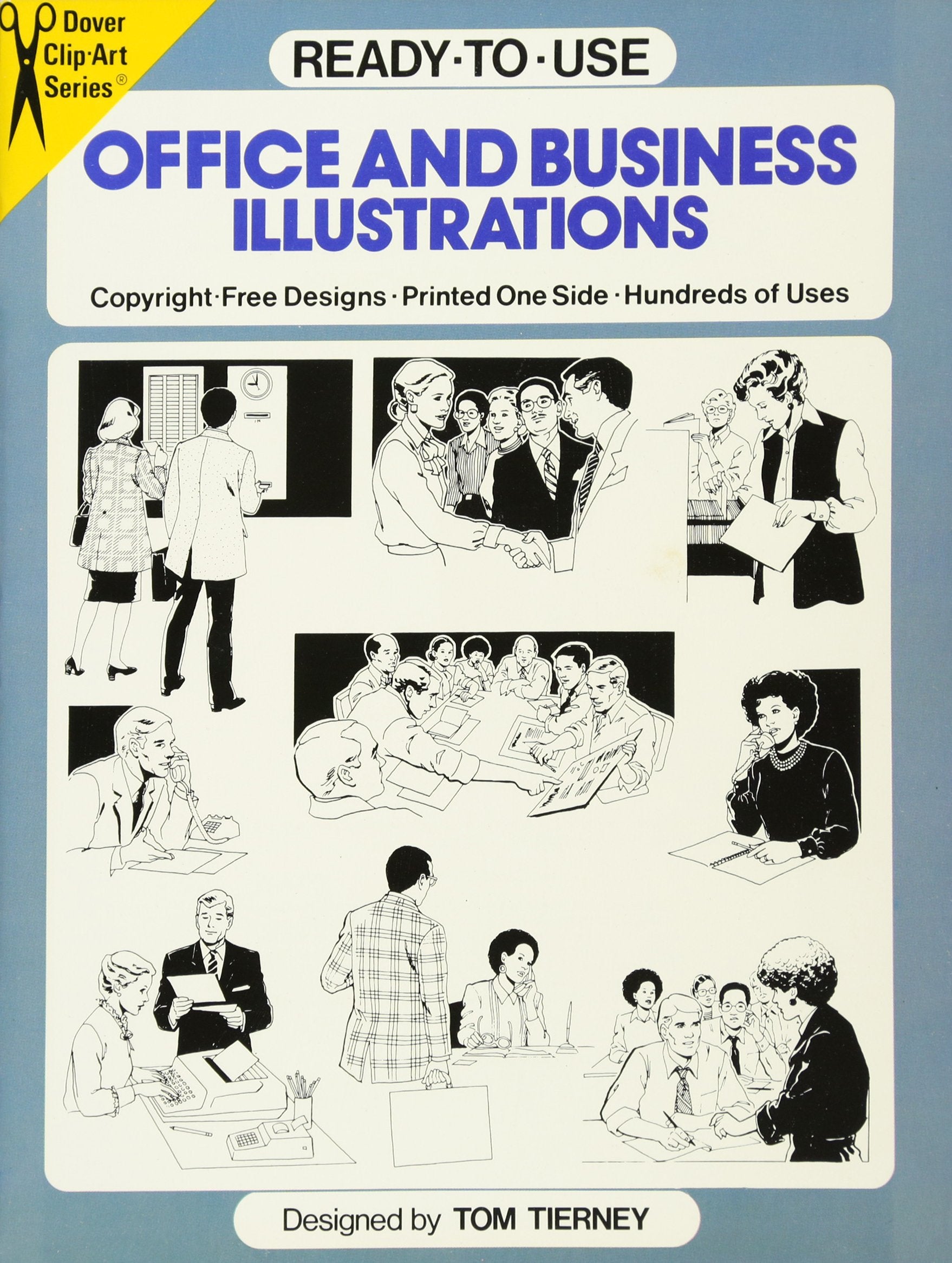 ReadytoUse Office and Business Illustrations (Dover Clip Art ReadytoUse),Used