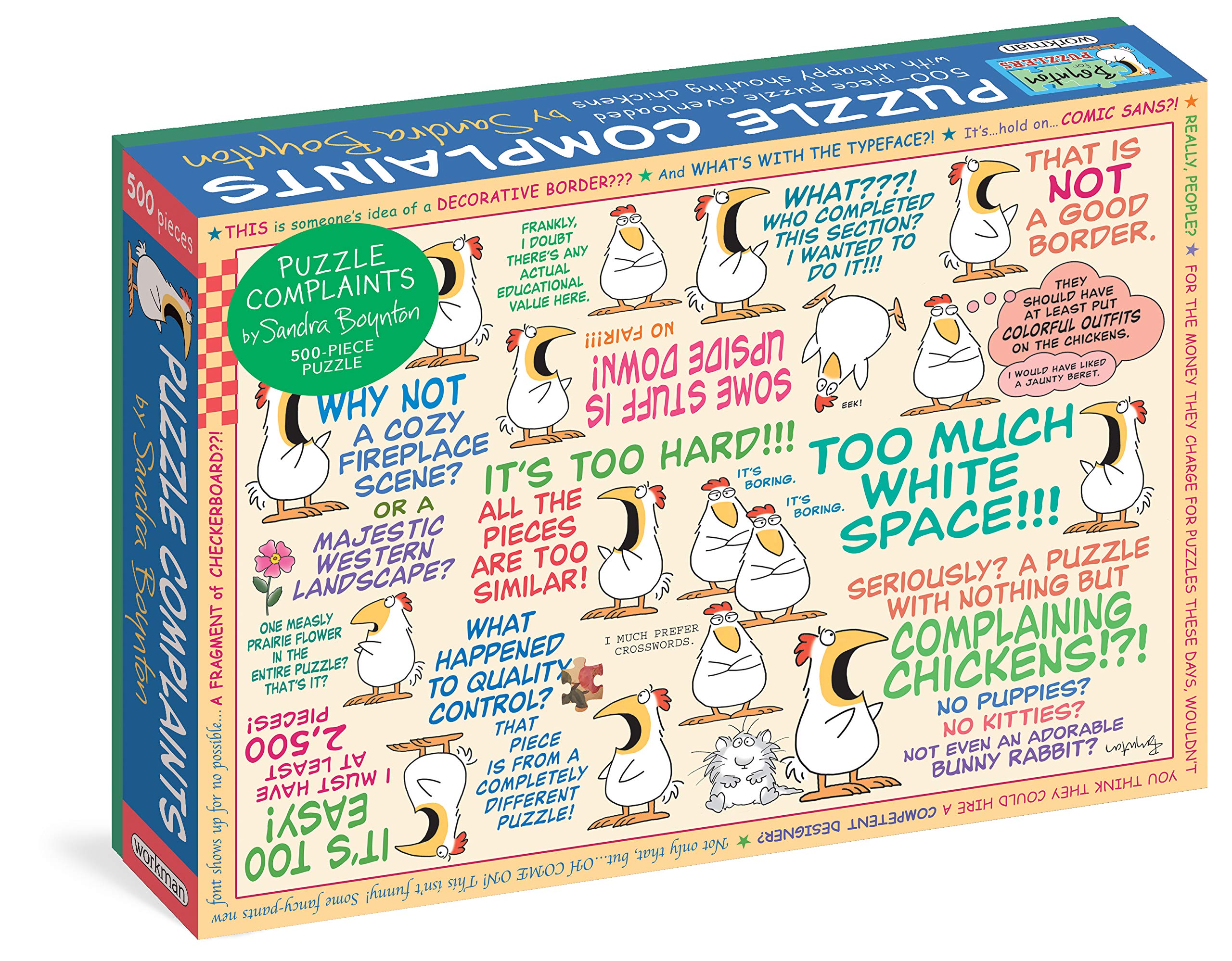 Sandra Boynton: Puzzle Complaints 500Piece Puzzle (Workman Puzzles),Used