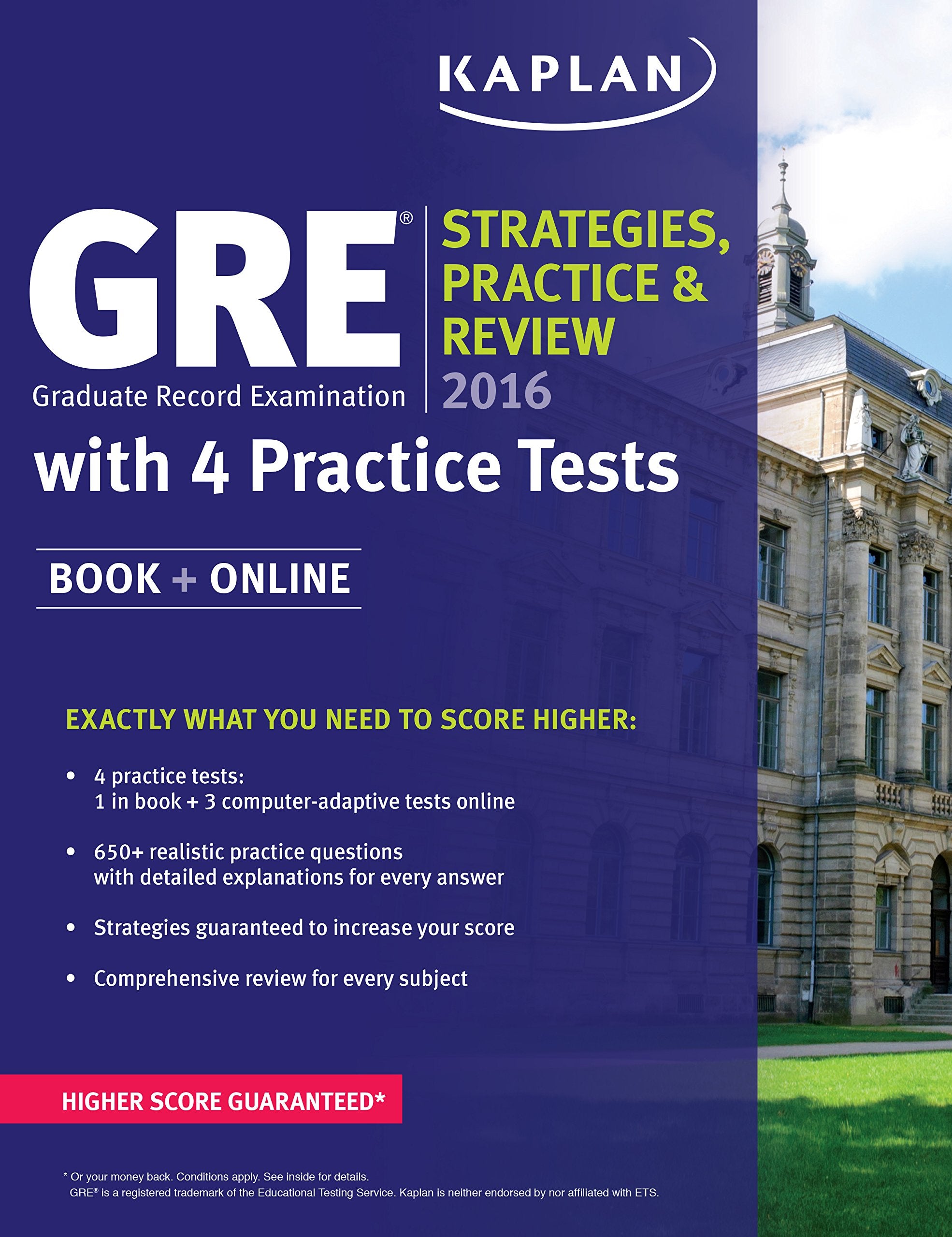 Gre 2016 Strategies, Practice, And Review With 4 Practice Tests: Book + Online (Kaplan Test Prep)