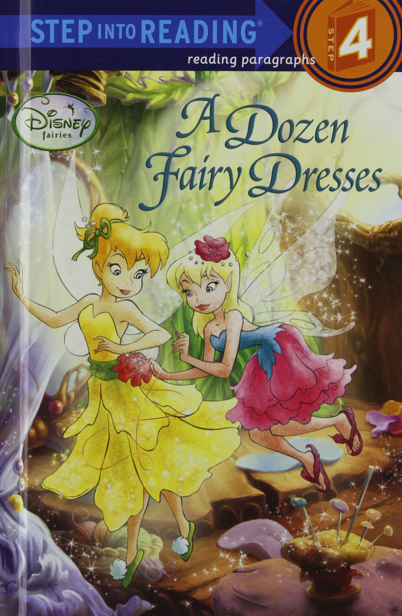 A Dozen Fairy Dresses (Disney Fairies) (Step into Reading),Used