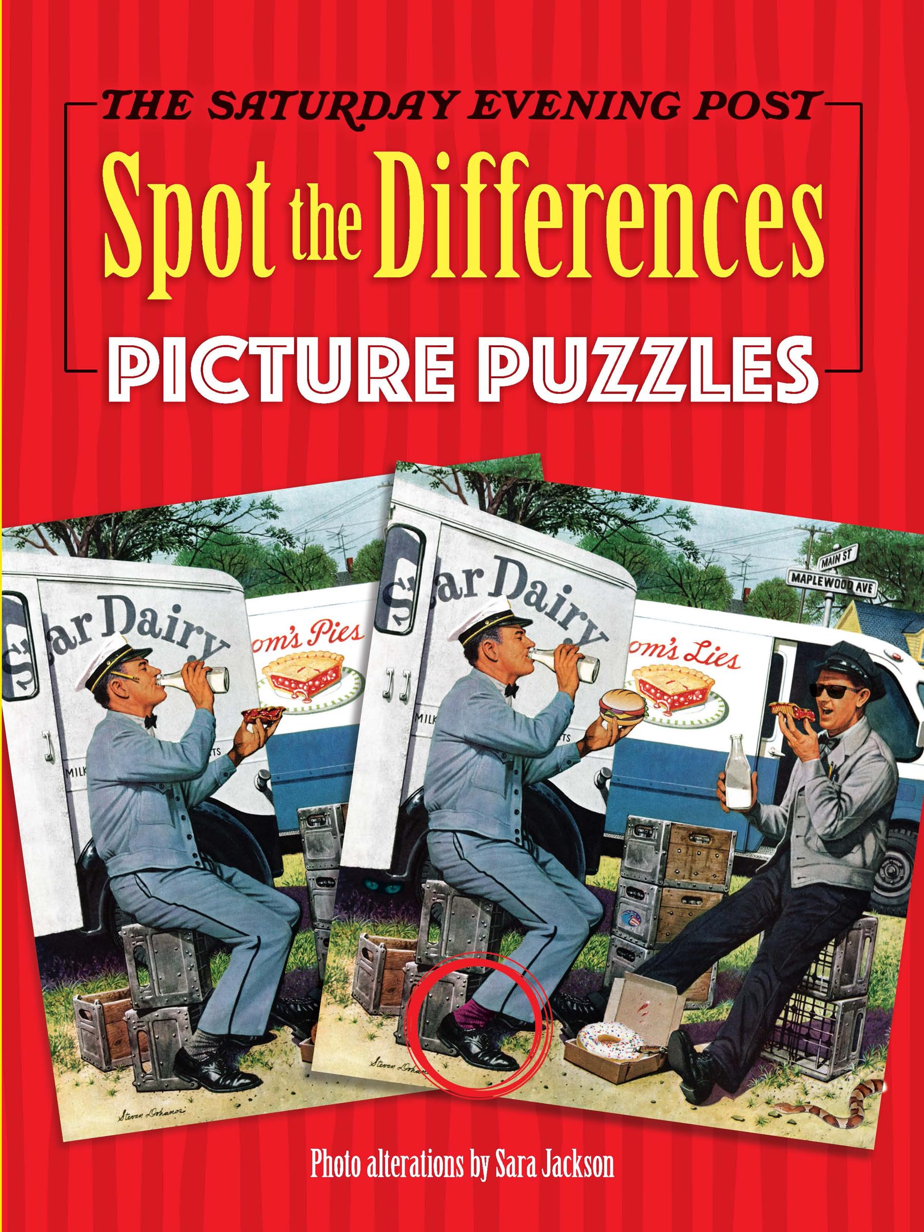 The Saturday Evening Post Spot the Differences Picture Puzzles (Dover Kids Activity Books),Used