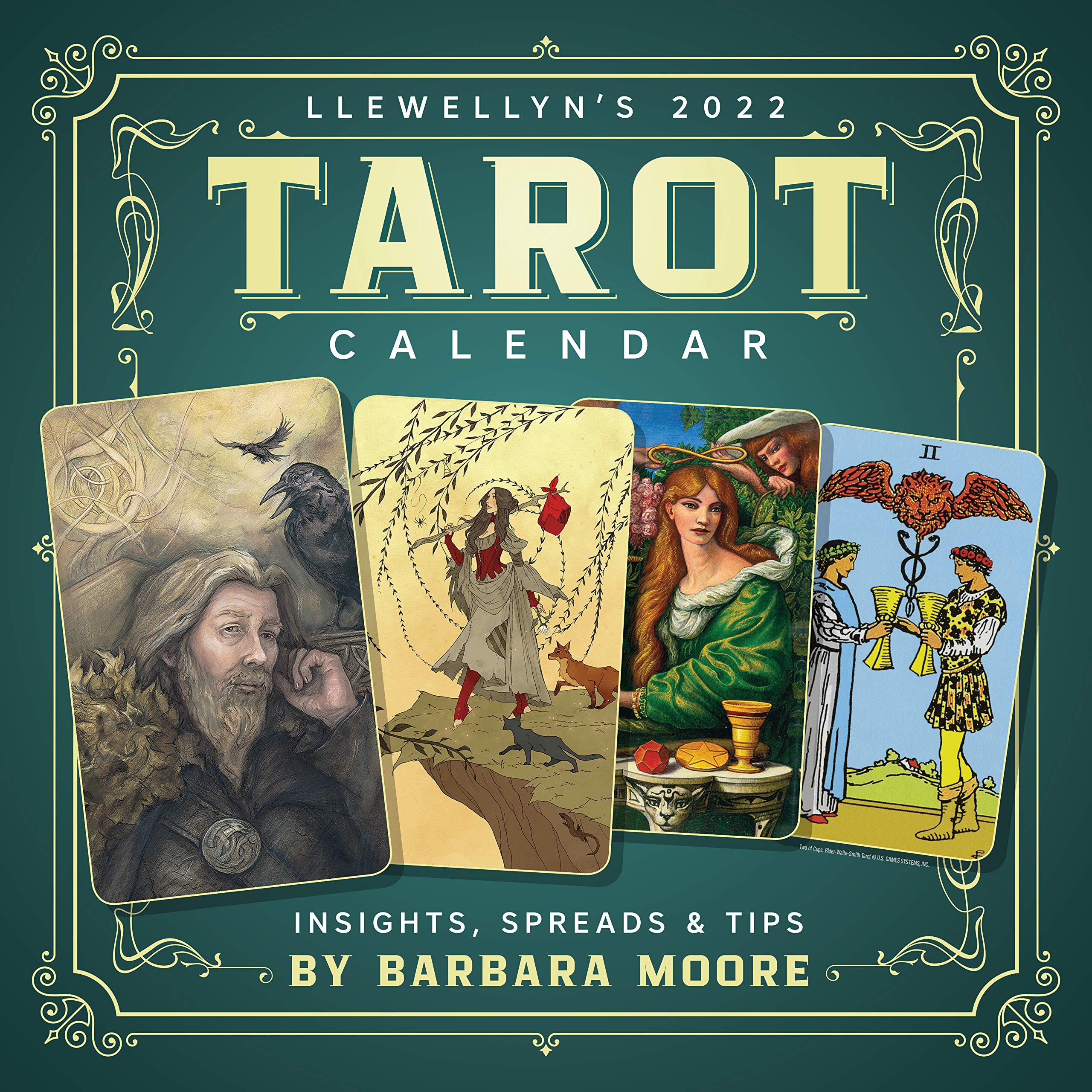 Llewellyn's 2022 Tarot Calendar: Insights, Spreads & Tips,Used