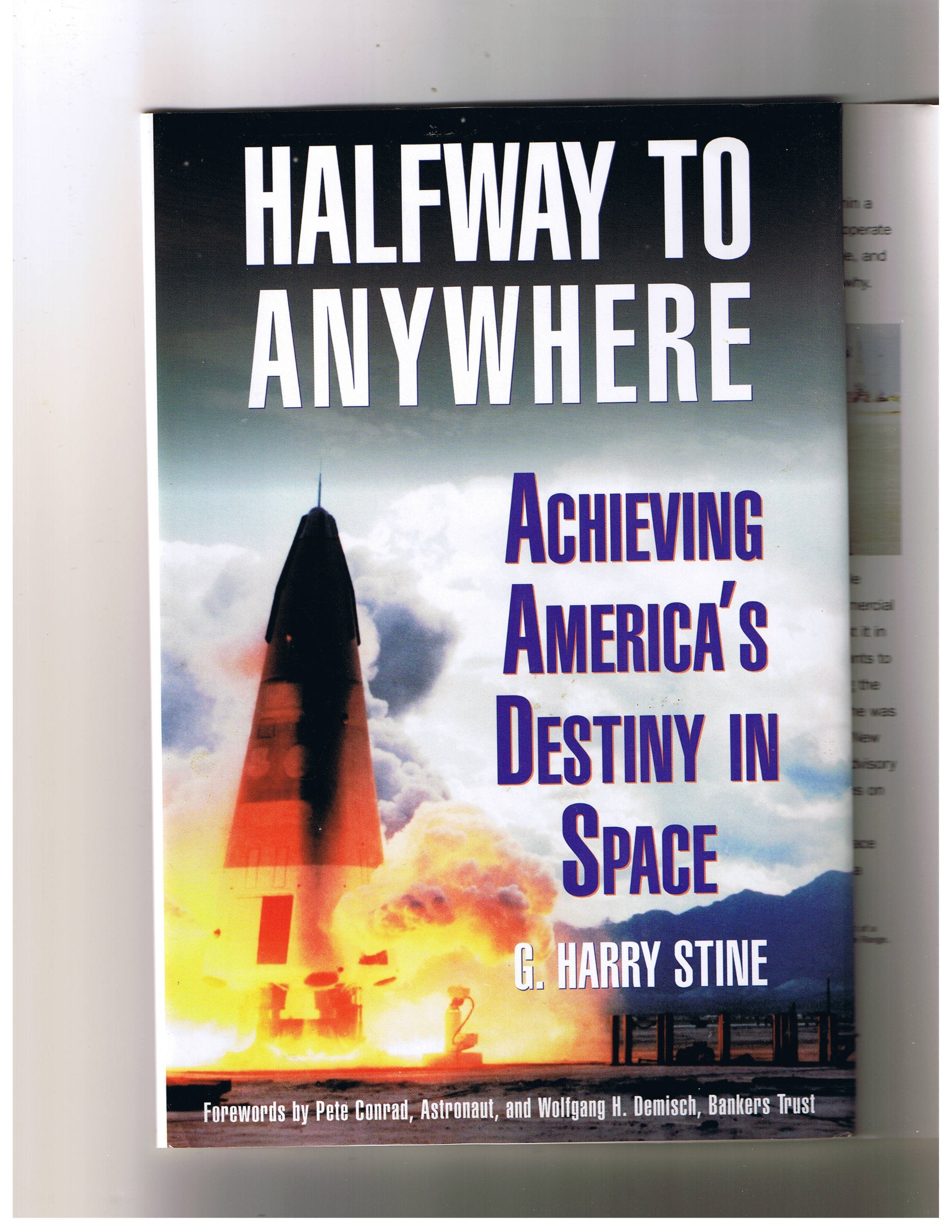 Halfway to Anywhere: Achieving America's Destiny In Space,Used
