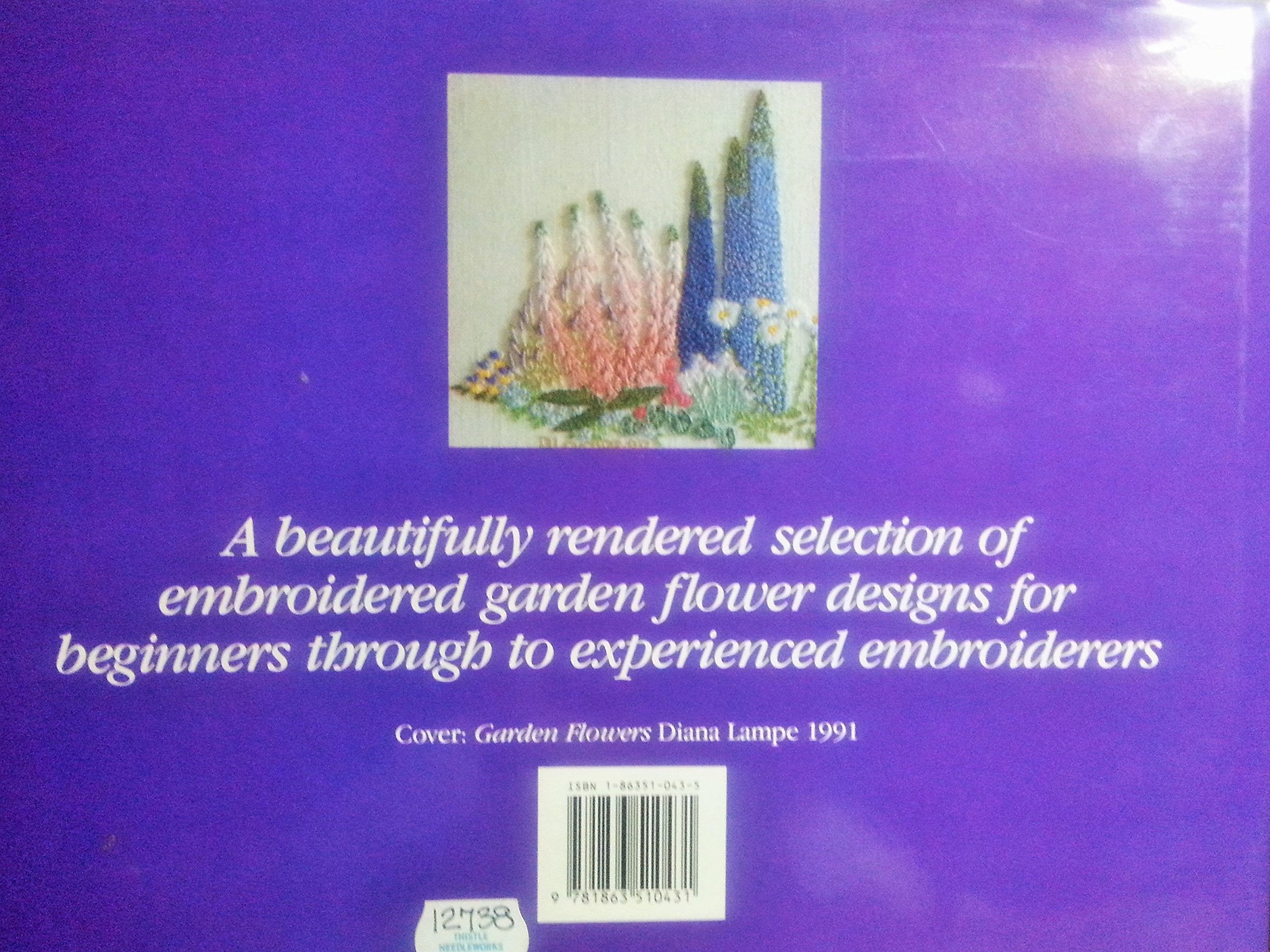 Embroidered Garden Flowers (Milner Craft Series),Used